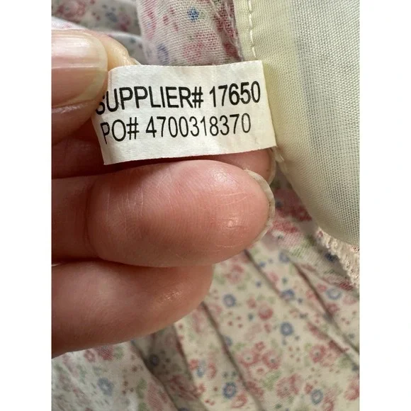 Ralph Lauren Denim And Supply Dress Floral Ditsy Cottagecore Size 10 - Picture 6 of 11